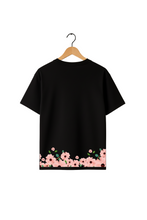 Beautiful Flower Design Oversize T-shirt
