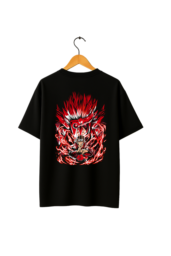 Itachi Uchiha Anime Graphic Oversize T-Shirt