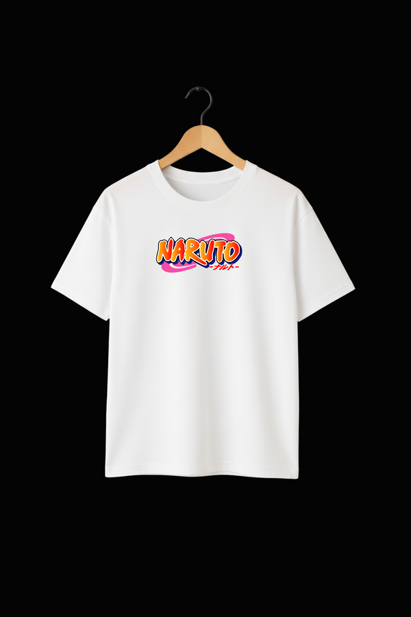 Men's Naruto Team 7 Ultimate Battle Stance Oversize T-shirt
