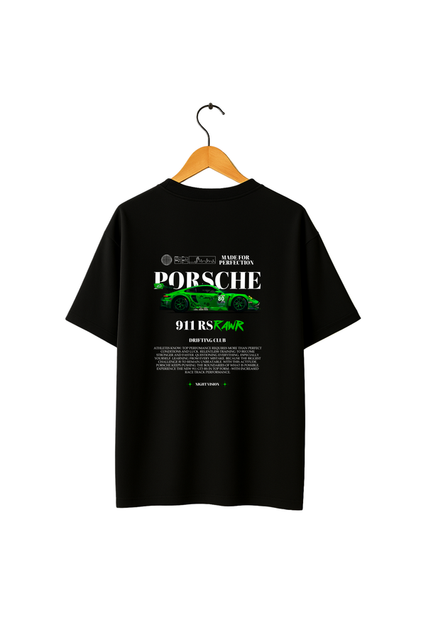 Porsche 911 RS RAWS Graphic Design Oversize T-shirt