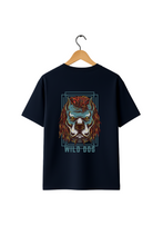 Wild Dog Graphic Design Oversize T-Shirt