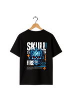 Skull Maximalist Graphic Oversize T-shirt