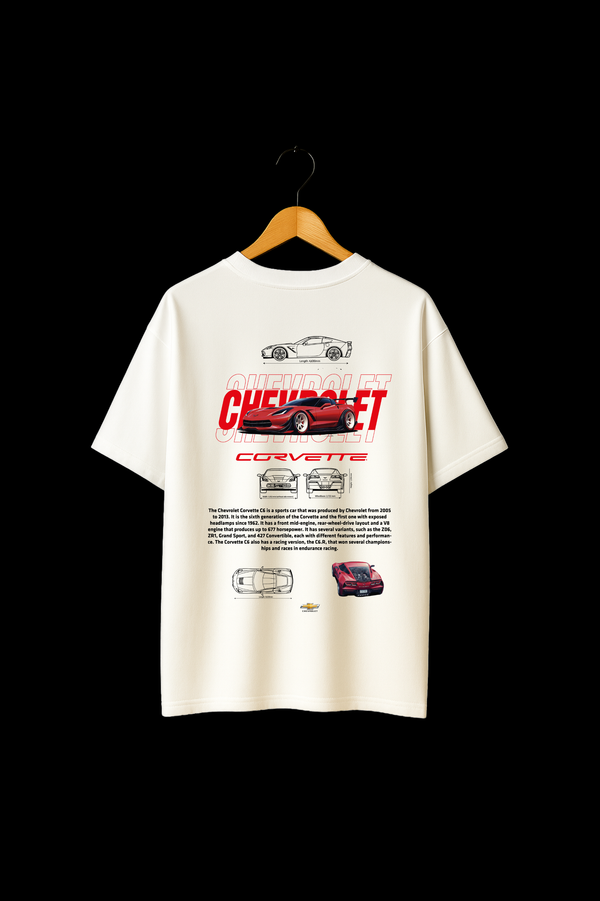 The Chevrolet Corvette C6 Graphic Oversize T-Shirt