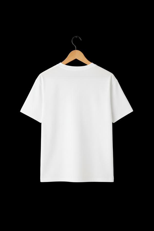 Plain White Oversize T-shirt for Men's & Women's