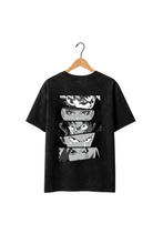 Anime Hero's Eyes Collage Oversize T-shirt