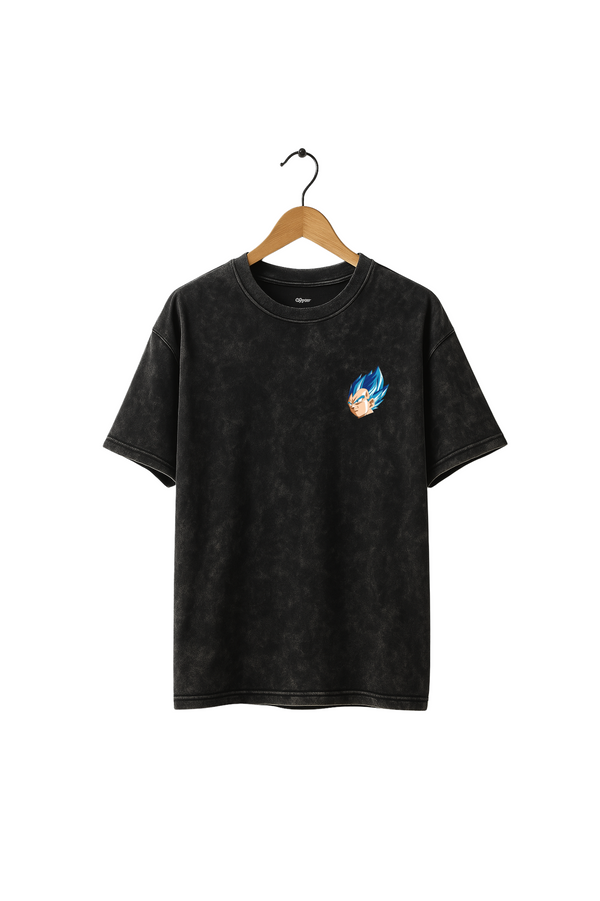 Vegeta Anime Vector Design Oversize T-Shirt