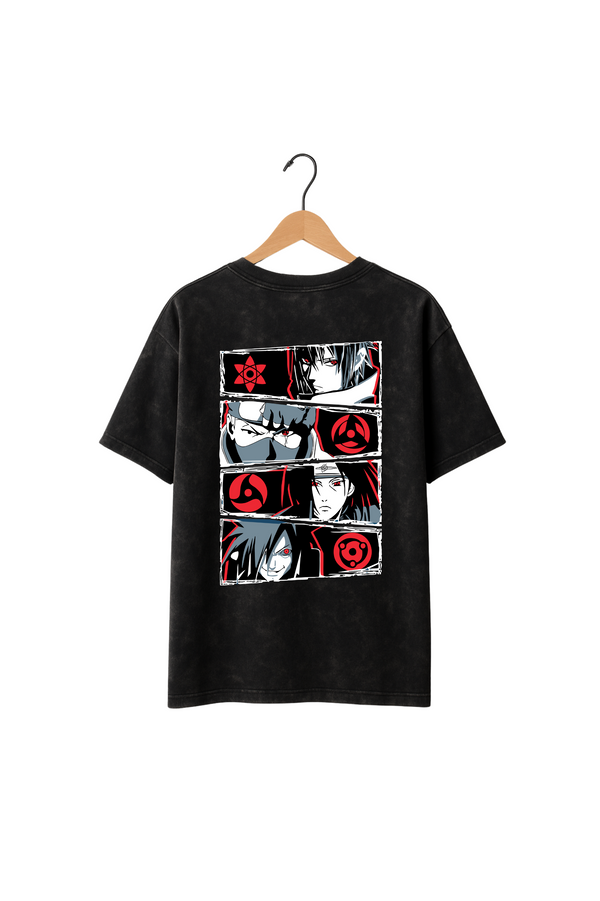 Naruto Anime Collage Graphic Oversize T-Shirt