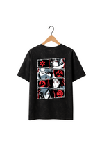 Naruto Anime Collage Graphic Oversize T-Shirt