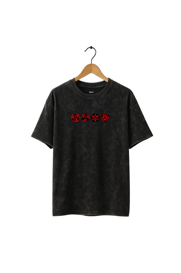 Naruto Anime Collage Graphic Oversize T-Shirt